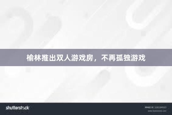 榆林推出双人游戏房，不再孤独游戏